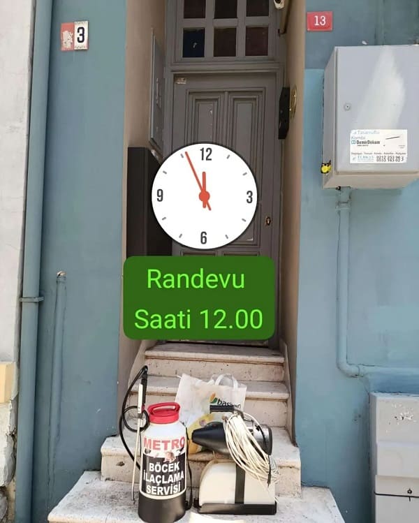 Metro Böcek İlaçlama Randevu Uygulaması 18